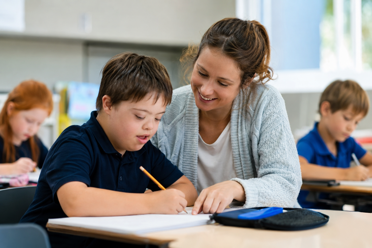 Profissional de apoio escolar pela lei de inclusao